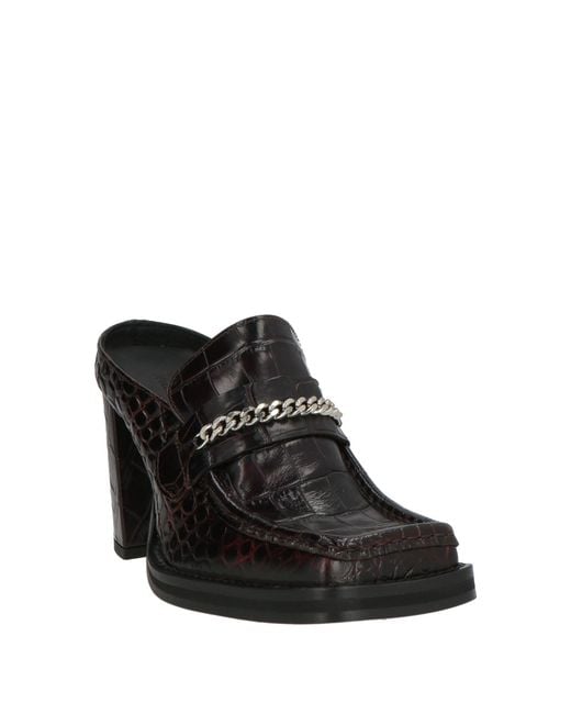 Mules & Zuecos Martine Rose de color Black