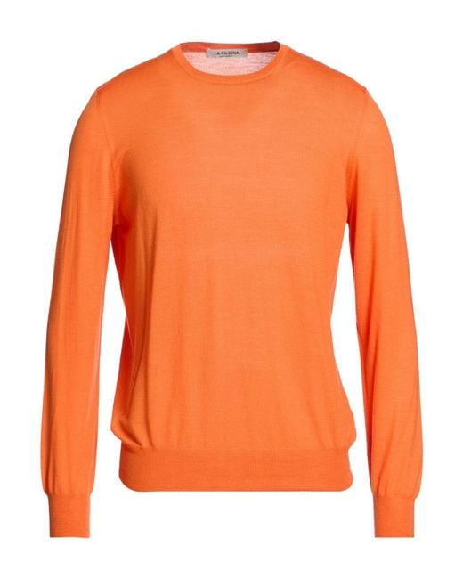 Pullover La Fileria de hombre de color Orange