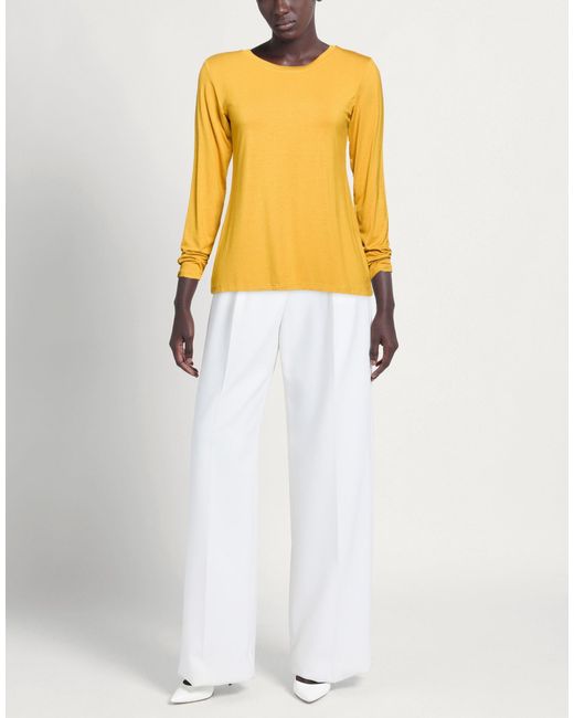 JUSTMINE Yellow T-Shirt Viscose, Elastane