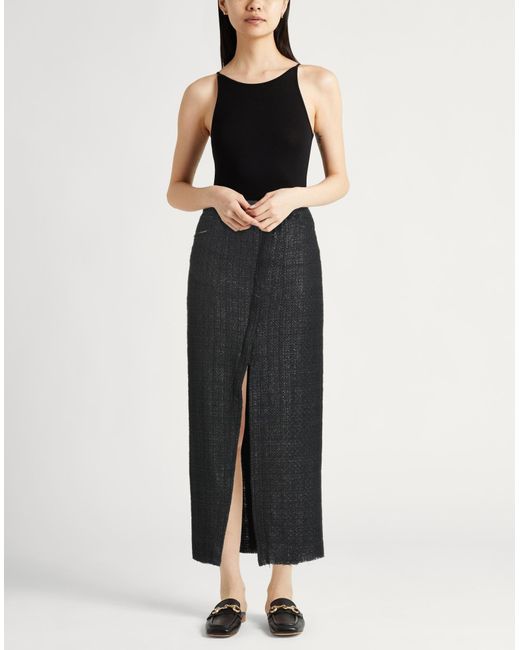 White Sand Black Maxi Skirts