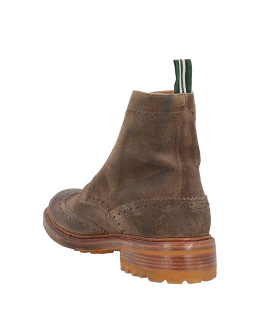 Green George Brown Ankle Boots