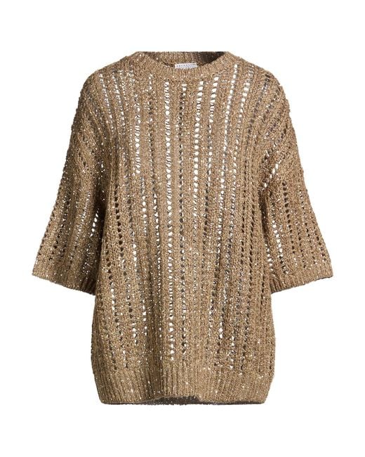 Pullover Brunello Cucinelli en coloris Natural