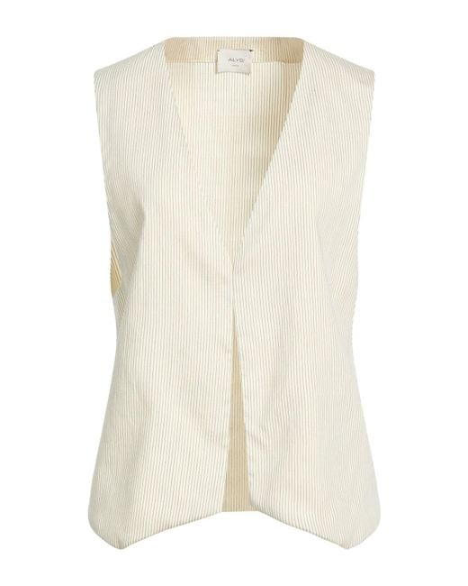 Alysi White Tailored Vests