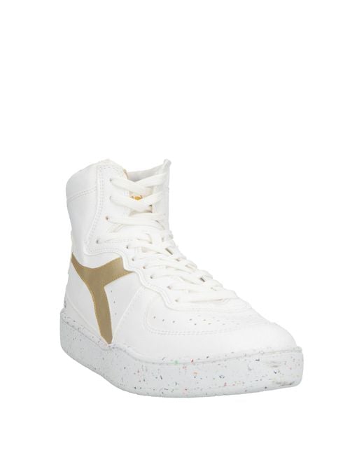 Diadora White Sneakers Textile Fibers for men