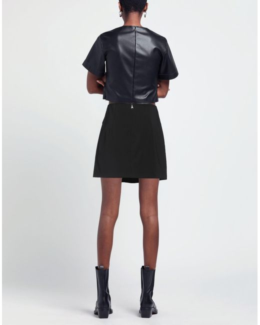 Patrizia Pepe Black Mini Skirt
