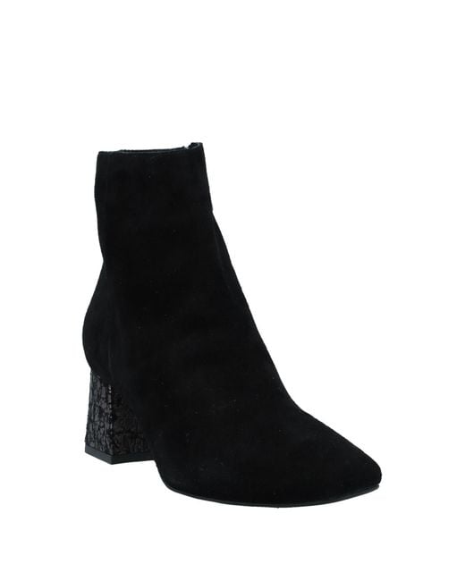 Pollini Black Ankle Boots