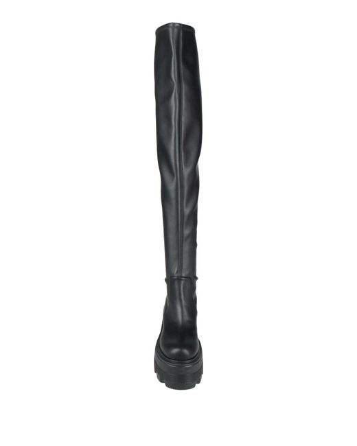 Casadei Black Boot Leather