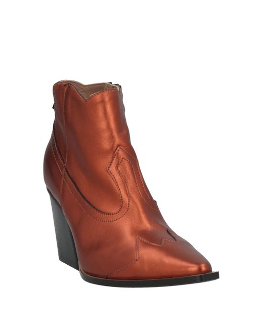Giancarlo Paoli Brown Ankle Boots