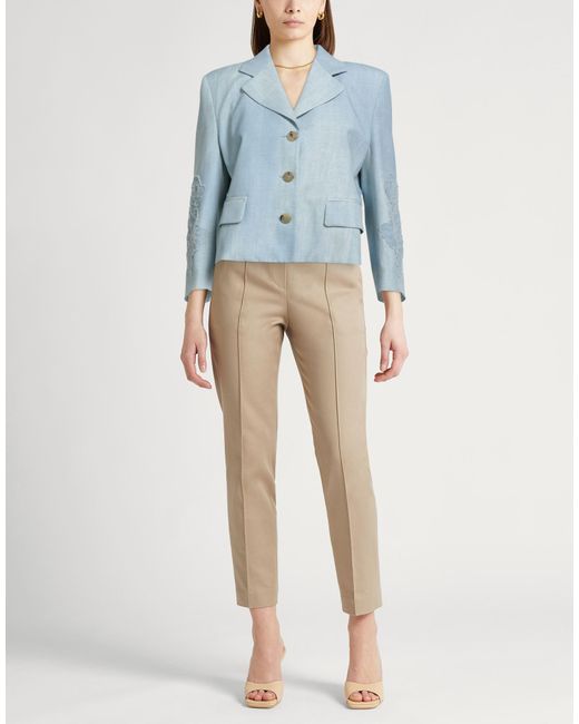 Ermanno Scervino Blue Sky Blazer Viscose, Polyester