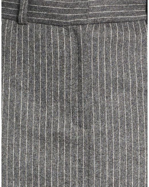 Ba&sh Gray Midi Skirt Wool, Polyester, Viscose