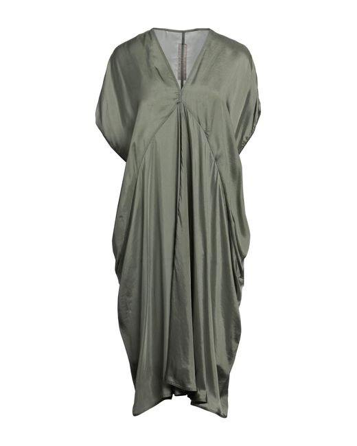 Rick Owens Green Midi Dress