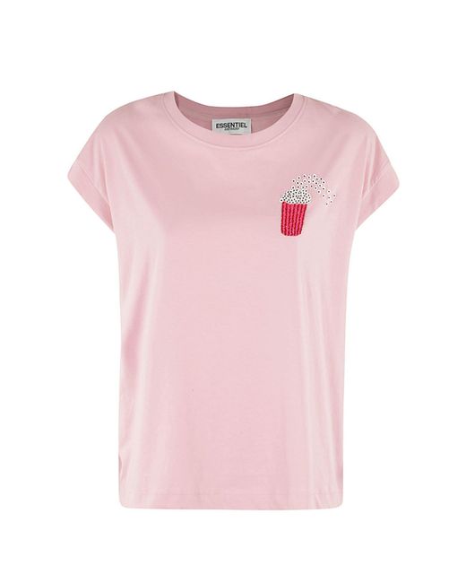 Camiseta Essentiel Antwerp de color Pink