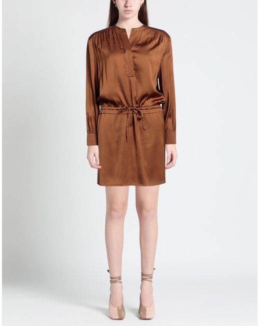 EMMA & GAIA Brown Mini-Kleid