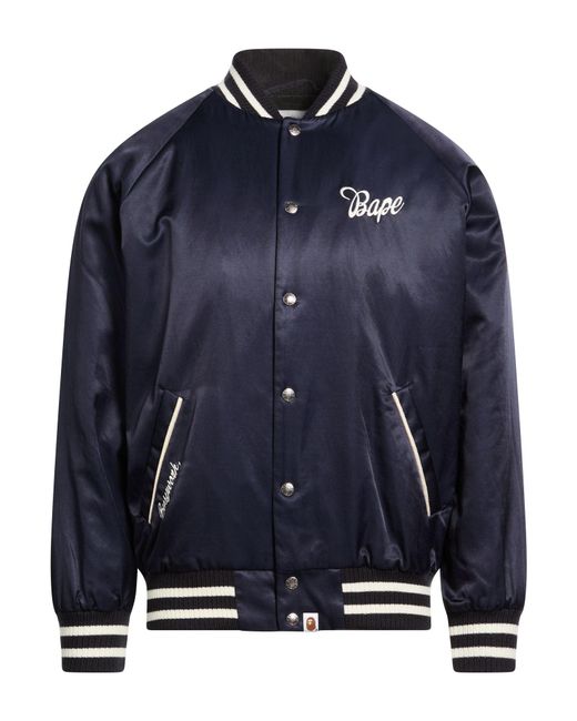 A Bathing Ape Blue Jacket for men