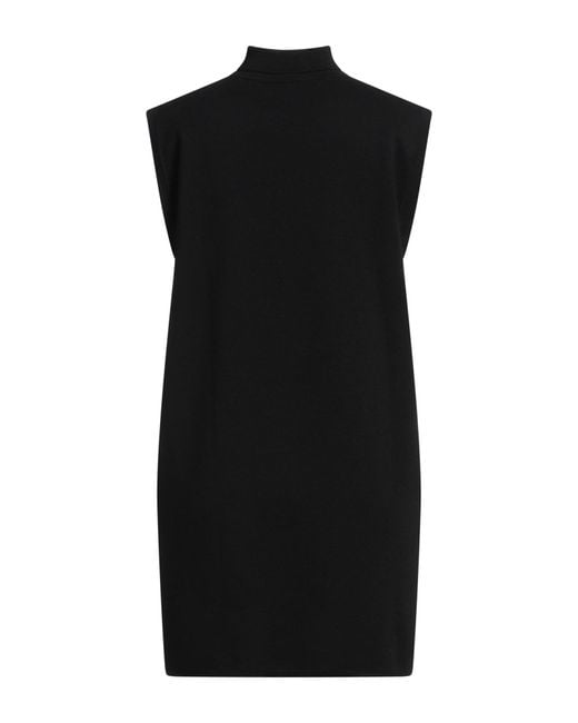 Max Mara Black Mini Dress Virgin Wool