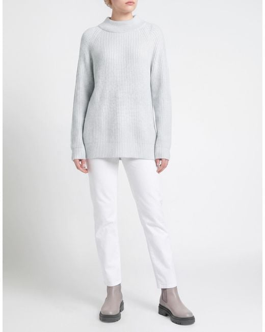 Diana Gallesi Blue Turtleneck Polyamide, Acrylic, Wool, Mohair Wool