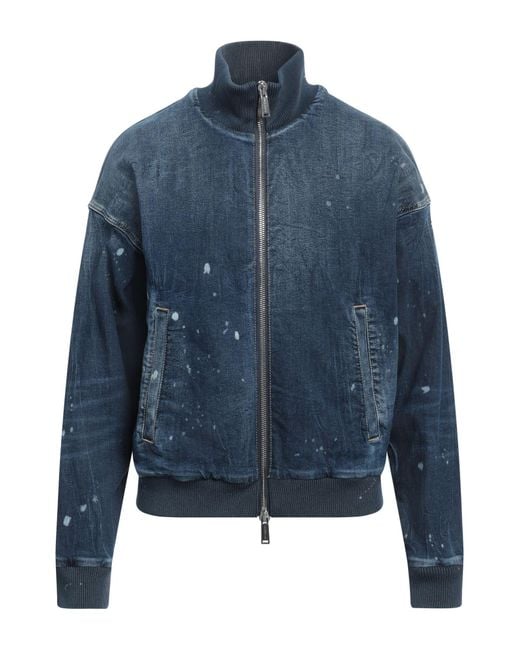 DSquared² Blue Denim Outerwear for men