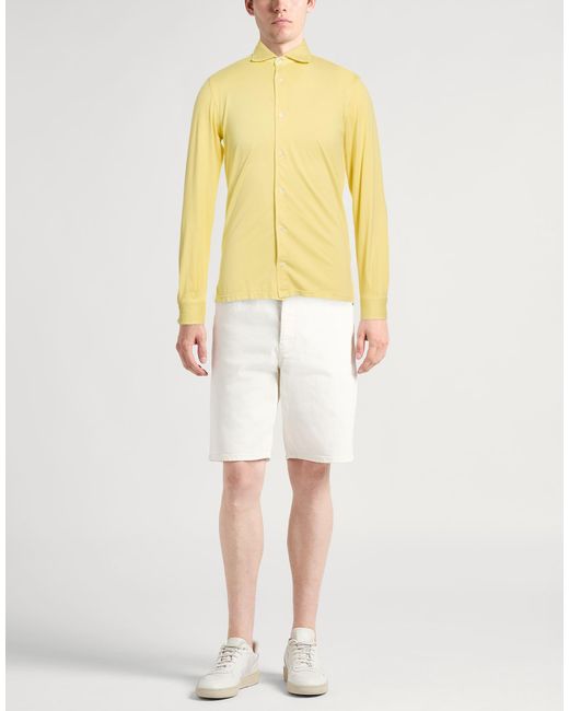 Fedeli Yellow Shirts for men