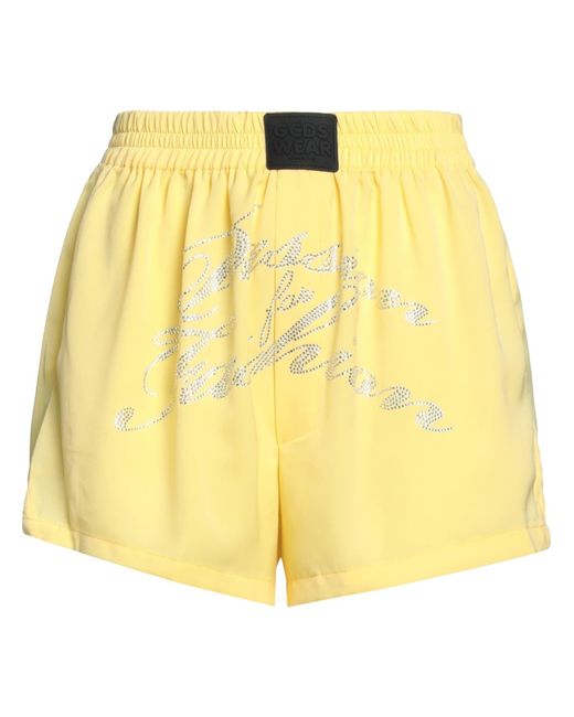 Gcds Yellow Shorts & Bermuda Shorts