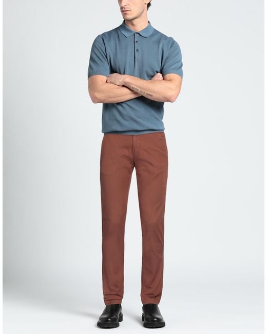 Berwich Brown Pants for men