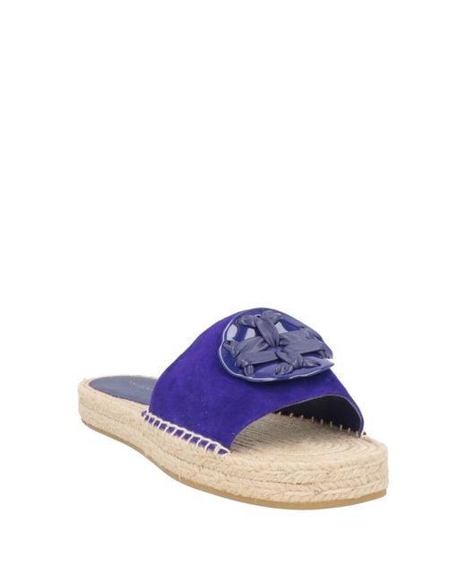 Tory Burch Blue Espadrilles Leather
