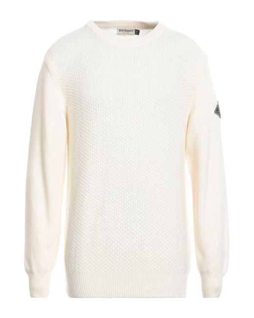 Roy Rogers White Ivory Sweater Wool, Polyamide, Viscose, Cashmere for men
