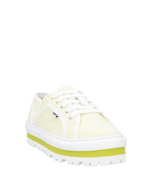 Sneakers di MSGM in Yellow