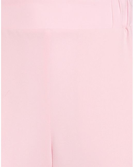 Ottod'Ame Pink Pants Polyester, Viscose, Elastane