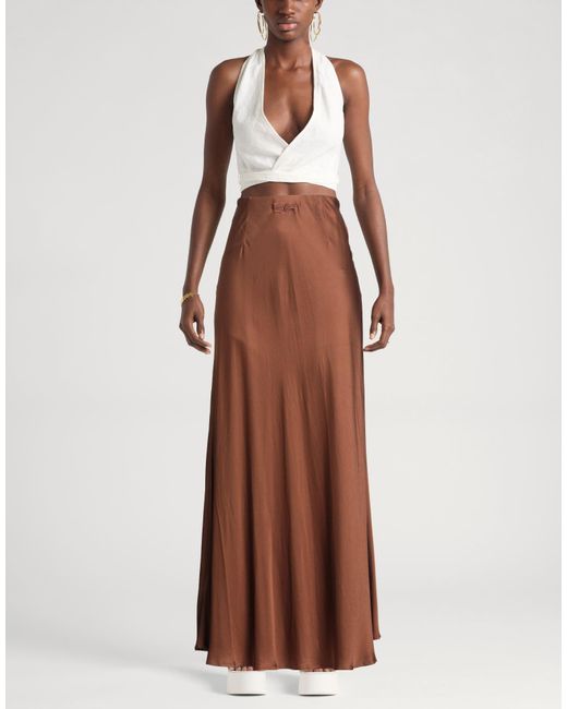 Gestuz Brown Maxi Skirts