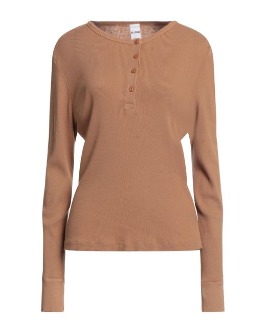 Camiseta Re/done de color Brown