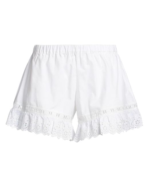 Loretta Caponi White Shorts & Bermuda Shorts