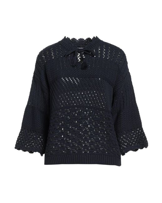 Repeat Cashmere Blue Sweater Cotton