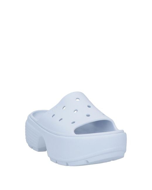 CROCSTM Blue Sandals Rubber