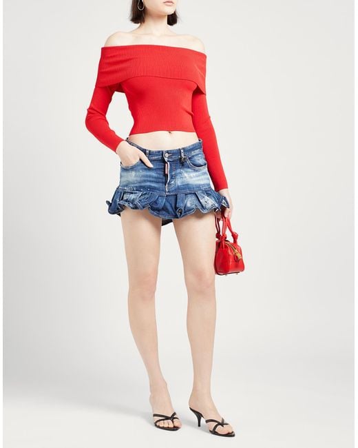 DSquared² Blue Denim Skirt