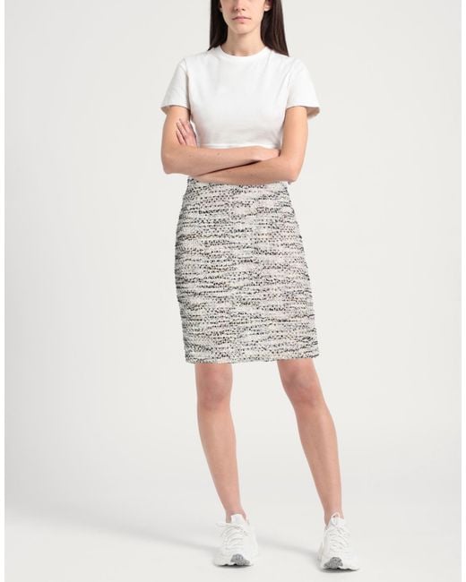 Tagliatore 0205 Gray Midi Skirt