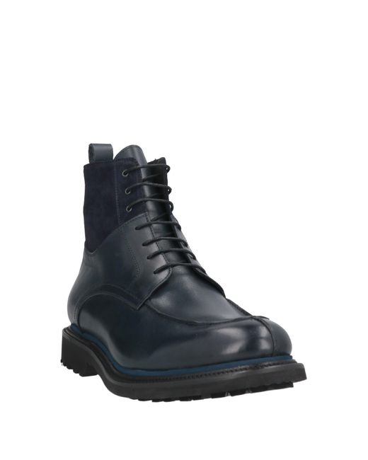 Marechiaro 1962 Blue Ankle Boots Calfskin for men