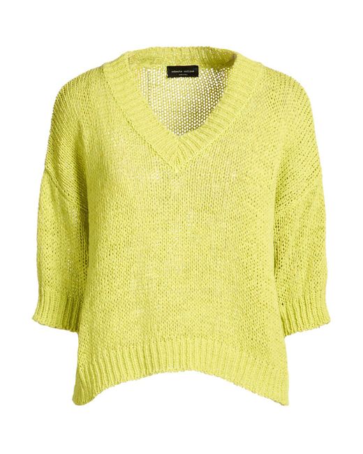 Pullover Roberto Collina de color Yellow