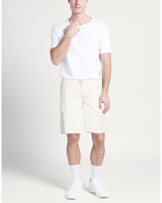Daniele Alessandrini White Shorts & Bermuda Shorts for men