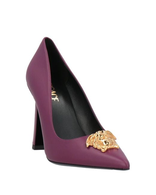 Versace Purple Pumps