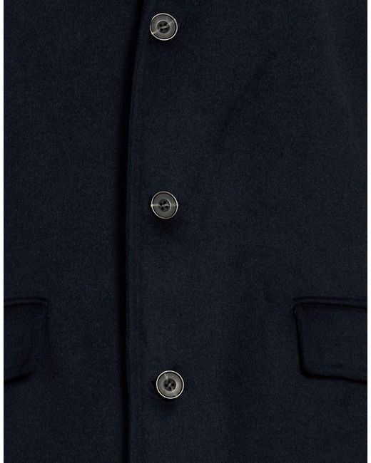 BRERAS Milano Blue Midnight Coat Wool, Polyester for men