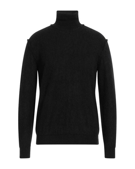Roberto Collina Black Turtleneck for men