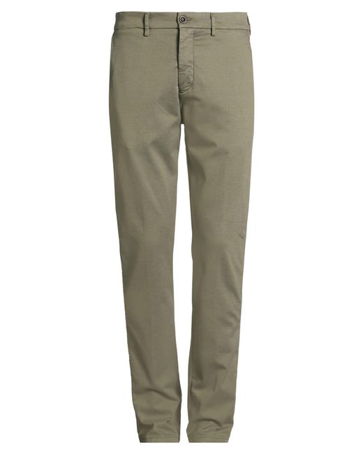 Harmont & Blaine Green Military Pants Cotton, Polyester, Elastane for men