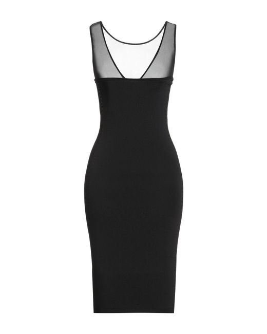 Patrizia Pepe Black Midi Dresses