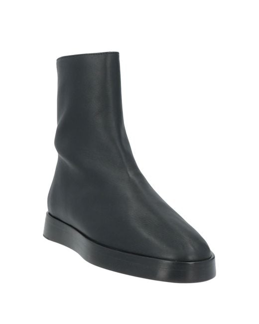 Fear Of God Black Ankle Boots Leather