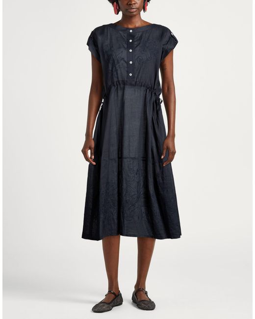High Blue Midi Dress