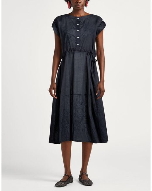 High Blue Midi Dress