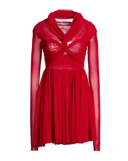 Philosophy Di Lorenzo Serafini Red Mini Dress