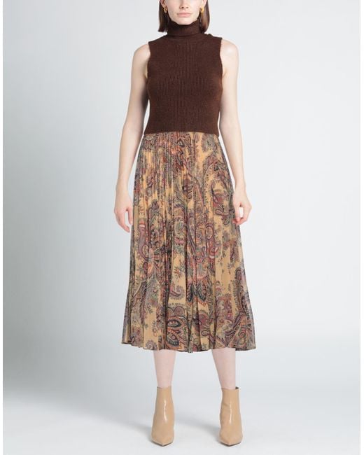 Etro Multicolor Midi Skirt