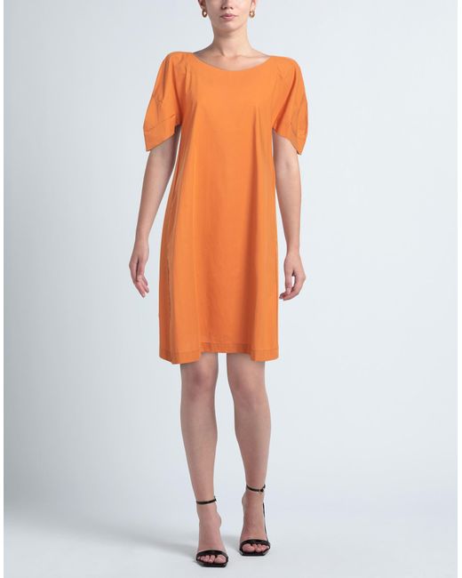 MEIMEIJ Orange Mini Dress