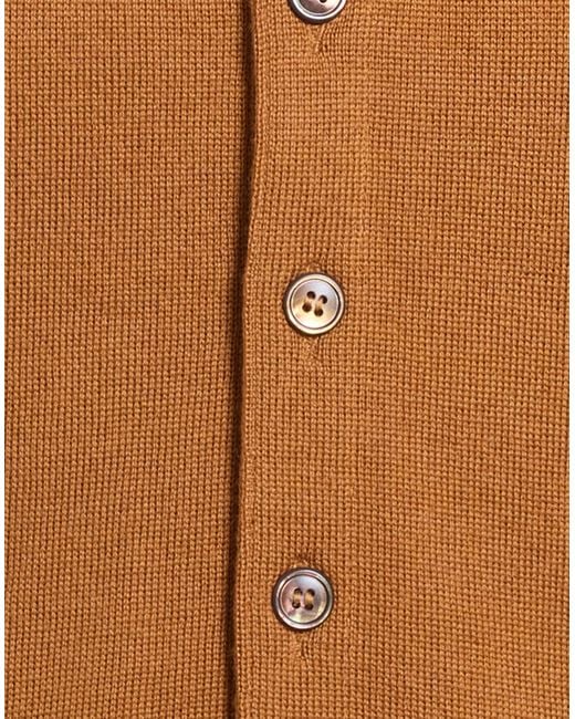 Gran Sasso Brown Cardigans for men